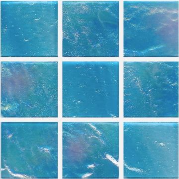 Aquabella Aurora Borealis Marvel 2x2 Glass Tile